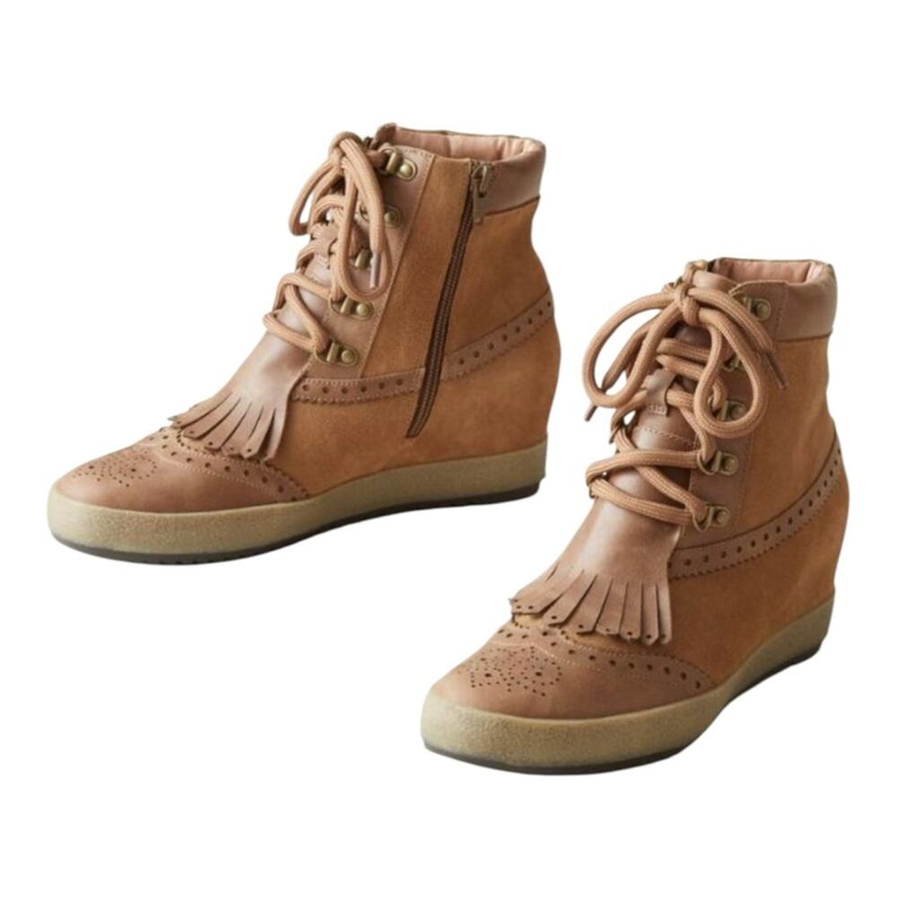 Sundance Mam’Zelle Rissa Fringe Leather And Suede Boho Western Boots - Picture 2 of 7